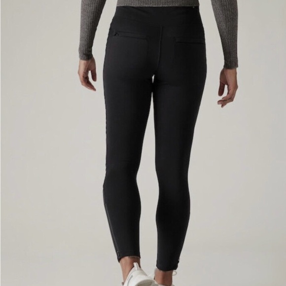 Athleta Delancey Moto Leggings Black -SOLD OUT on website - Picture 6 of 7